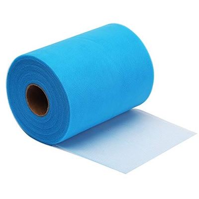 Qualität  Organic Plain Mesh Fabric Wholesale Tulle Fabric Soft 100% Polyester Tulle Roll usine